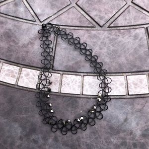 Black beaded choker